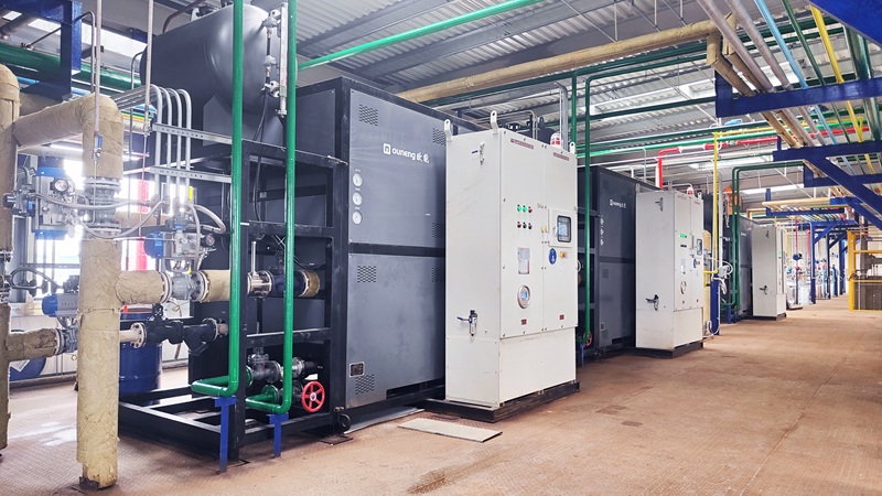 防爆有机热载体锅炉正压柜通什么气体？